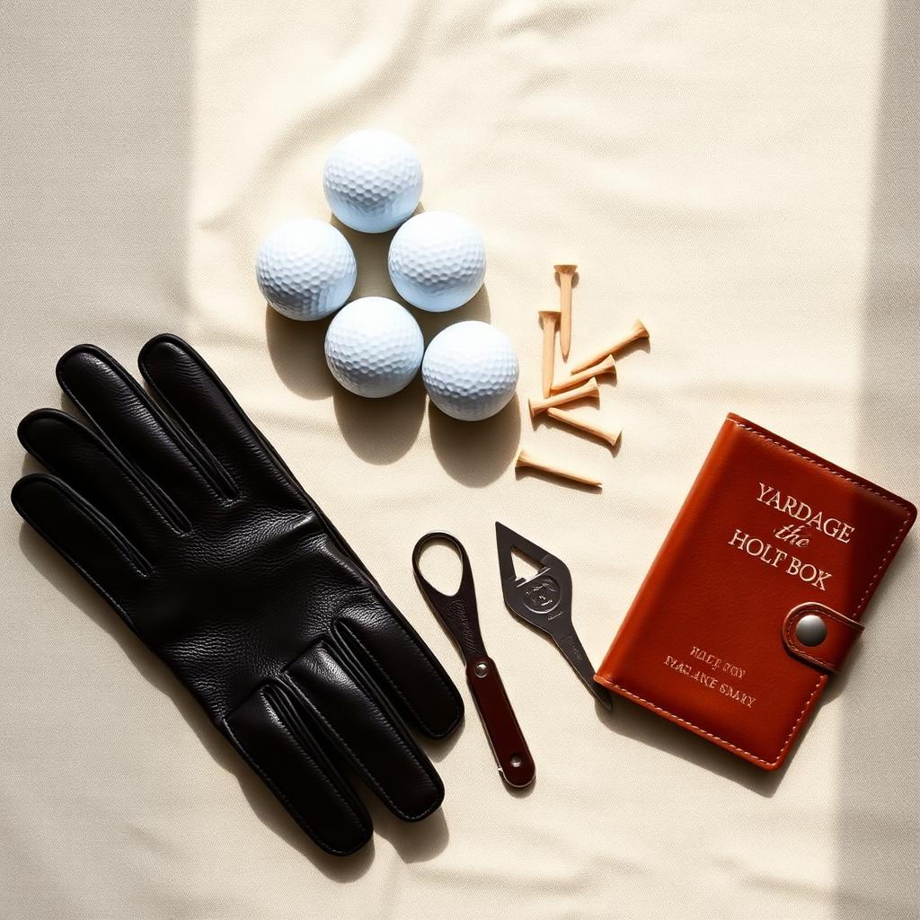 Good Friday Golfs accessories flat lay